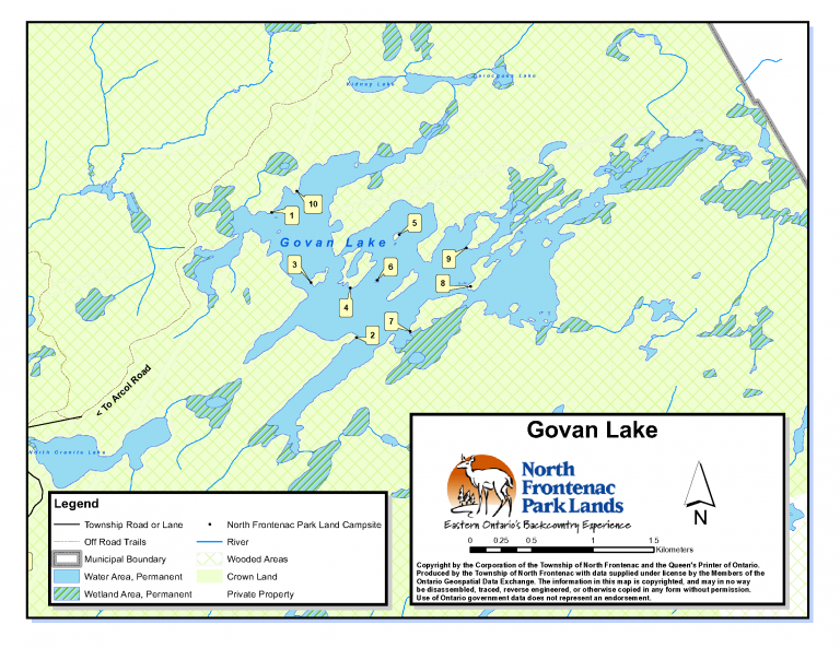 Campsite Maps North Frontenac Parklands
